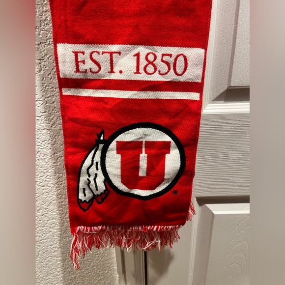 Utah Utes Scarf University Of Utah Woven Classic - Picture 2 of 9